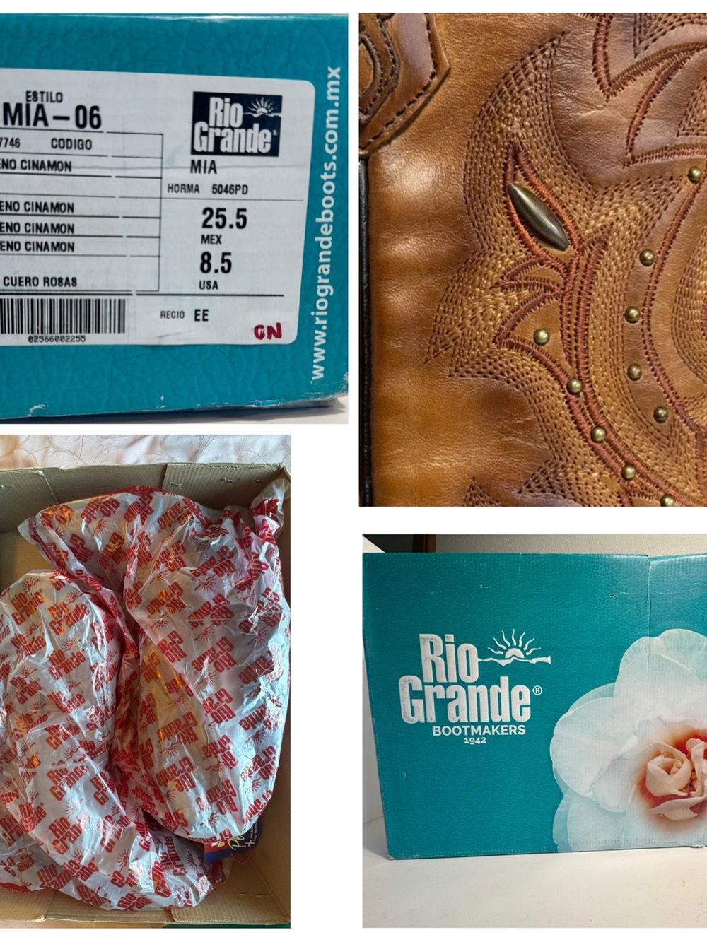 NWT Rio Grande MIA Western Leather Boots - Picture 12 of 13